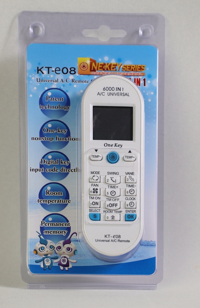 ΧΕΙΡΙΣΤΗΡΙΟ A/C 6000 ΚΩΔΙΚΟΙ KT-e08