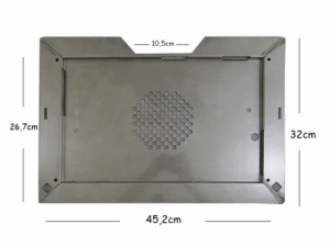ΠΛΑΤΗ ΚΟΥΖΙΝΑΣ MIELE INOX ΣΥΜΒΑΤΗ 65102510