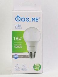 [300-027-0266] ΛΑΜΠΑ LED FOSME 15W 4000K E27