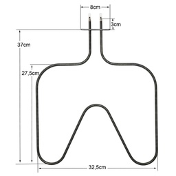 [200-006-0311] ΑΝΤΙΣΤΑΣΗ ΚΟΥΖΙΝΑΣ Ι 1000W 220V ZANUSSI ΚΑΤΩ ΜΕΡΟΥΣ 3570635015 3570751010 3570768014